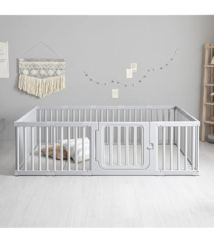 Amazon.co.jp: UBRAVOO ベビーサークル 折りたたみ式 160cm*156cm ドア